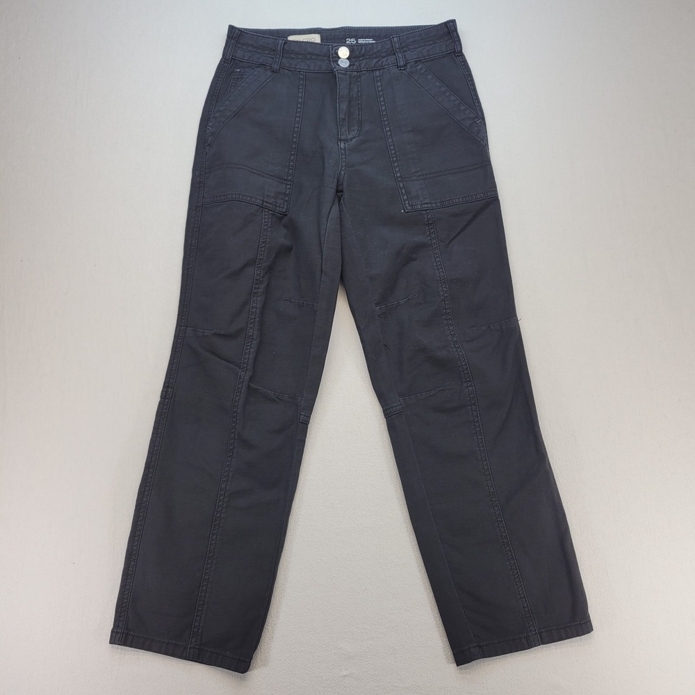 Anthropologie Pants Womens 25 Navy Blue The Wanderer Straight Utility